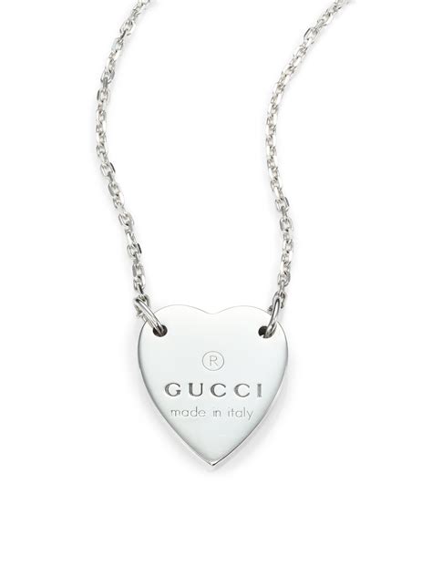 fake gucci heart pendant